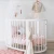 Import solid wood Baby Cribs round bed multi function splicing bed from China
