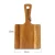 Import Solid wood pizza plate tray bread cutting board steak board round pizza plate square dinner plate cheese board with handle from China