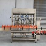 Solidpack auto jam lube oil bottle and pesticides filling and capping machine production line for canned pulses