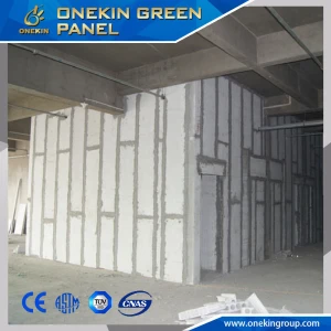soundproof and fireproof hotel using eps cement sandwich mgo wall panel for 90mm thickness