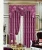 Import special design jacquard window curtain with fancy valance from China