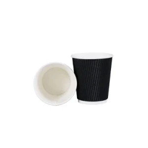 Buy Special Ripple Wall Coffee Paper Cup Biodegradables Disposable Hot ...