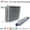spiral extruded tube aluminum finned coil heat exchange