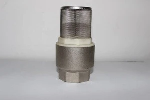 SS4111 Brass universal check valve brass pin abscap with ss filter