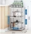 Stainless Steel Bathroom Kitchen Home Storage Organizers Holder Shelf Storage Rack