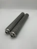 Stainless steel candle filter cartridge pleated metal mesh filter polished SS 316 porous filter