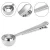 Import Stainless Steel Ground Coffee Measuring Scoop Spoon with Bag Seal Clip Silver from China