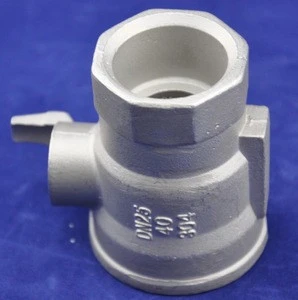 stainless steel valve body with process of Silica Sol precision casting