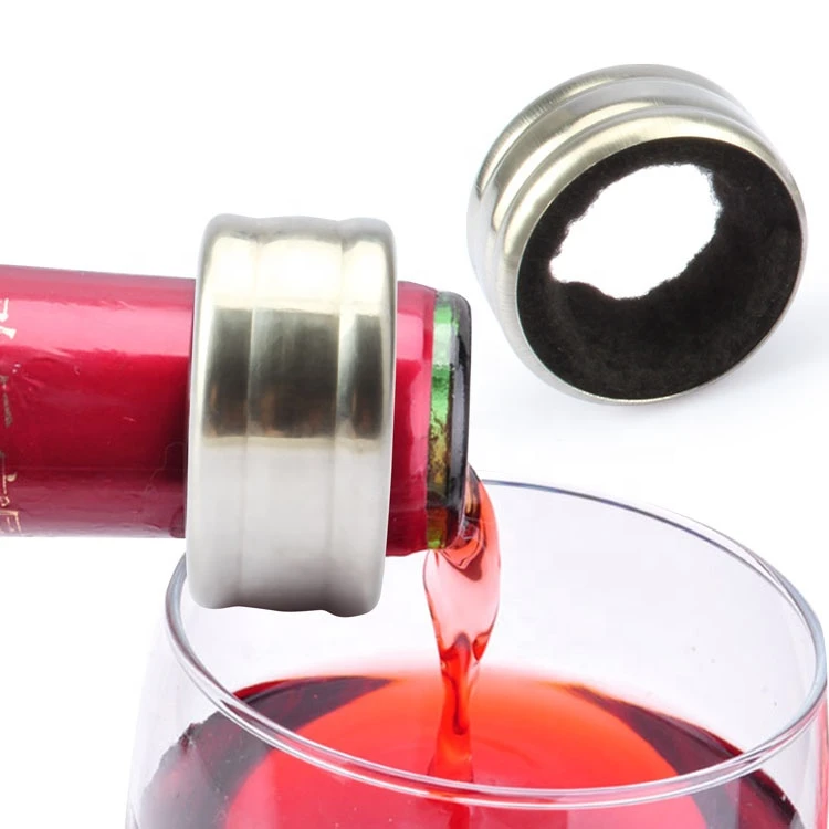 Stainless Steel Wine Drip Stopper Wine Bottle Collar