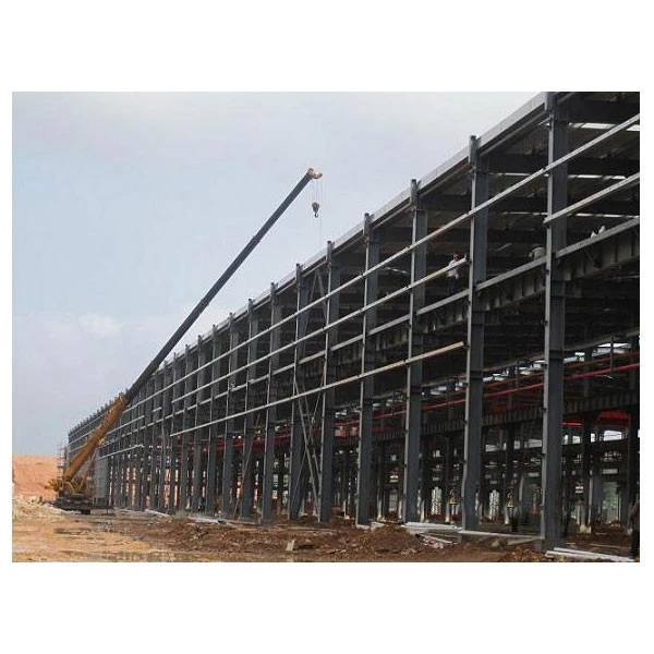 Steel structure framed commercial office building steel truss prefab construction