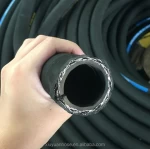 steel wire braided rubber hosefactory Outlet Hydraulic hose pipe high pressure rubber hose