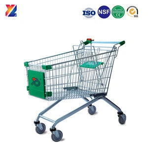 stylish and super high quality China shopping trolley/cart for supermarket