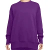 Stylish O Neck 100% Cotton Long Sleeve Clothing Wholesale Custom Design Pullover OEM Sweatshirts For Womens From Bangladesh