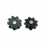 Suitable bicycle  fork steer tube head set and wheel tube parts  star black insert nut