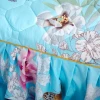 Summer Annes Floral Quilted Winter Bed Skirt Set