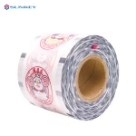 Sunkey Clear Pp Ps Pet Pe plastic cup sealing roll film