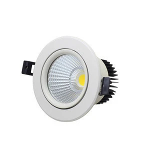 Supermarket lighting COB Round Dimmable surface mounted Recessed 12w LED Downlight,7w 15w 30w 40w indoor led down lights