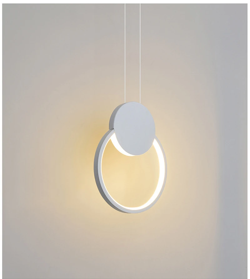 Suspension Lighting Ball Pendant Lamps decorative modern drop light LED black pendant lights