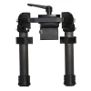 Tactical V10 Rifle Tripod Mount 6.5"-9" Adjustable Quick Release 20mm Picatinny Rail Hunting Accessories