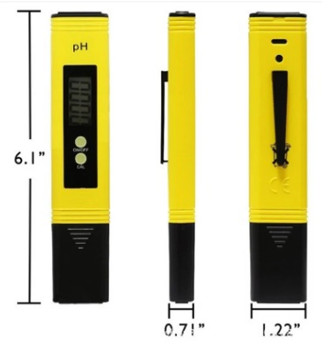 The fourth generation ATC portable ph02 pen pH meter pH test pen pH 3 points automatic identification and correction