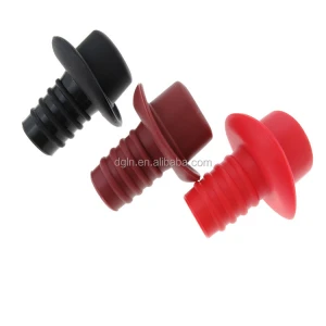 Thread design silicone stopper for bottle,hot water bottle stopper,custom bottle stopper