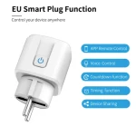 TideLink 16A Tuya wifi Smart Home Alexa Wireless Remote Control Power Sockets EU Wifi Smart Plug With Alexa And Google