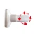 Import Toilet bathroom shower curtain rod stainless steel adjustable telescopic rod from China