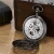 Top Brand Luxury OUYAWEI Stainless Steel Chain 30M Waterproof Skeleton Antique Mechanical Gear Engraved Pocket Watch