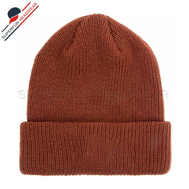 Top quality custom logo warm winter hat for men
