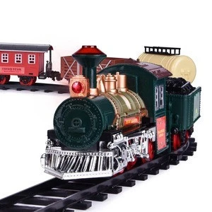 Train Set Electric Train Toy with Lights and Sounds