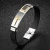 Import Trending Products Leather and Steel Bracelet Brown from China