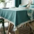 Import trendy tablecloths Solid American tablecloth with lace 90X90cm from China