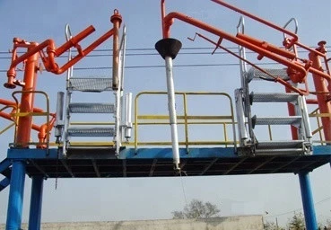 truck loading arm for transfer of crude oil, bunker fuels, refined fuels