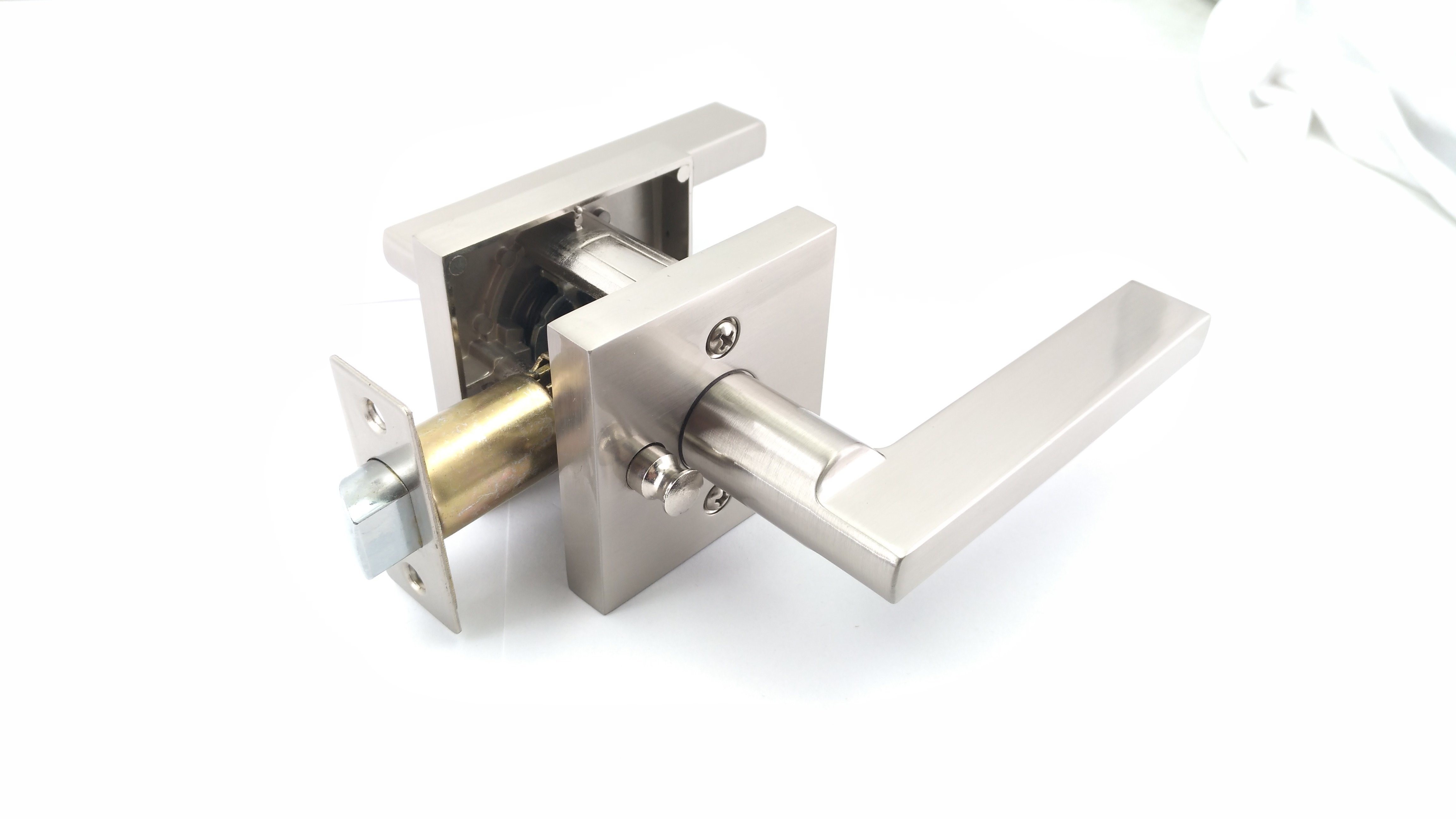 Tubular Heavy Duty Handle Door Lock Set, Zinc Alloy Building Hardware
