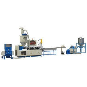 twin screw extruder plastic bag pp pe agriculture film washing line machine