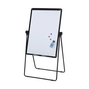 U-stand  portable whiteboard double sides magnetic dry erase easel height adjustable 360 Rotating flip chart for office 36x24