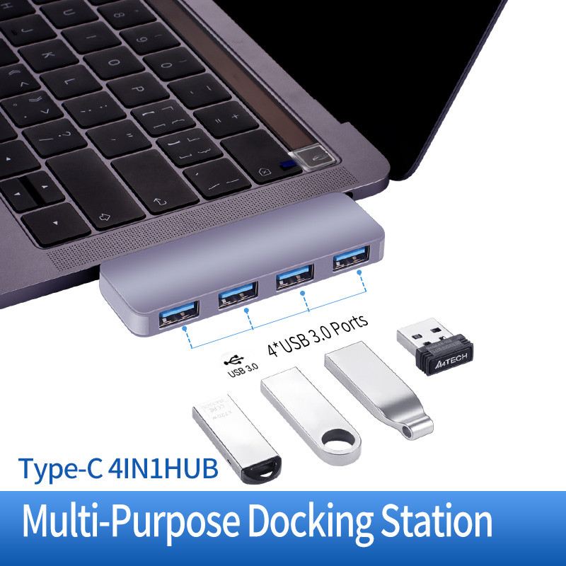 Buy Ultra Slim Portable 4 Usb Ports Multi 3.0 Usb Hub , Keyboard Mouse ...