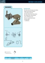 Universal Furniture Cabinet Cam Lock Door Lock Mini Stainless Steel Tubular Cam Lock with Key