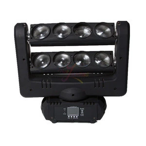 Up and down led beam 8pcs led spider light dj disco bar moving head stage lighting