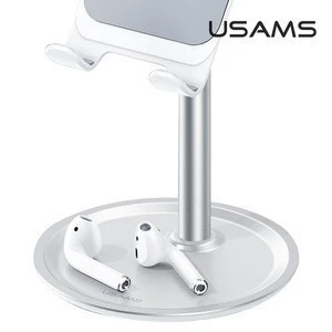 USAMS ZJ048 New Cellphone Metal Stand Desktop Phone Holder Tablet Stand Colorful Aluminum Stand Mobile