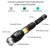 Import usb r infrared mini  2000 lumen small sun high power police head hunting u solar uv rechargeable tactical torch led flashlight s from China