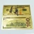 Import 100 Usd Dollar Full Gold Foil Banknote 24K Gold Plated Dollars Commemorative Notes for Collection And Gifts from China