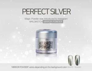 UV LED gel nail art mirror powder perfect silver metal O.E.M private label