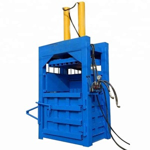 Vertical compactor fir coco peat mini scrap baler / straw baling machine manufacturing
