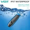 VGR Professional washable waterproof best hair trimmer waterproof IPX7 for men cordless hair trimmer V-030