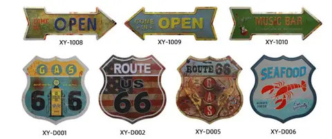 Vintage Garage Decor Funny Sarcasm Metal Tin Signs Home Bar