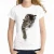 Import Vivid hot selling 3D printing Cat Image T Shirt Short Sleeve Round Neck Lady Women T Shirt For Girls from China