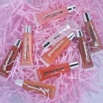VMAE Private Label Vegan Soft Tube Mineral Oil Hyaluronic Moisturizer Warm Rose Color Plumping Lip Glosses