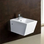 Wall Bidet KD-08WHB Square Bidet Bowl Women Bathroom WC Wall Hung Toilet Bidet