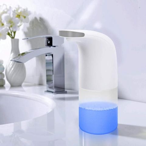 Wall mounted brass foaming automatic touchless faucet soap dispenser